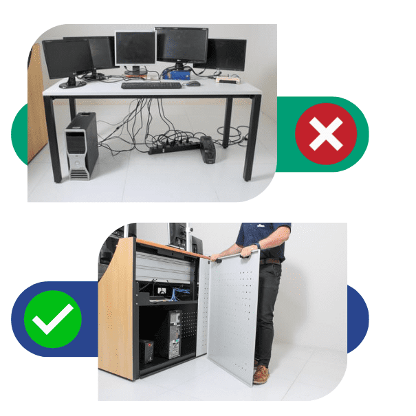 Compartimento para os Equipamentos2-Mobiliários-Sala-de-Controle